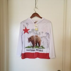 Light weight California hoodie BNWT